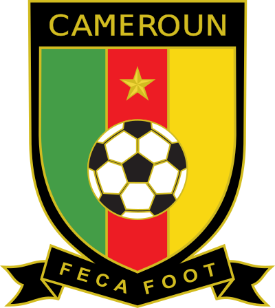 Fußballnationalmannschaft-Logo Kamerun.