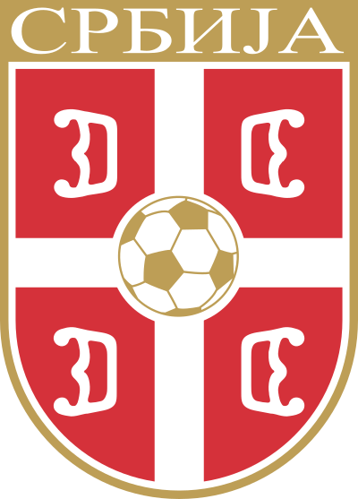 Logo der serbischen Fußballnationalmannschaft.