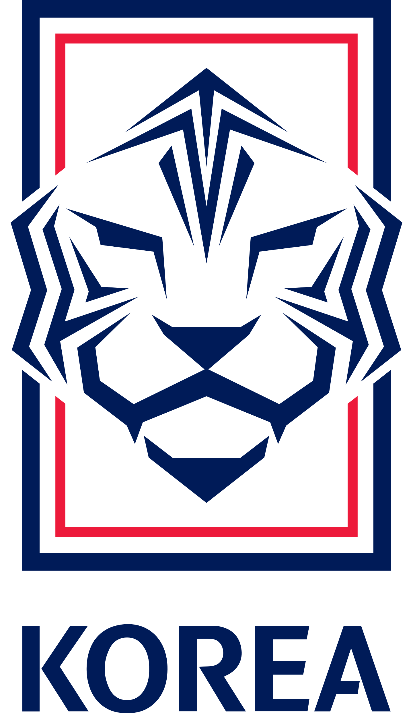Logo der südkoreanischen Fußballnationalmannschaft.