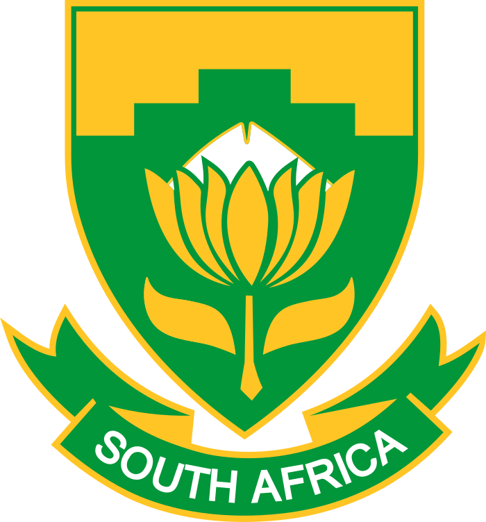 Südafrika-Auswahl Logo-Vektor.